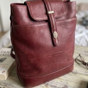 Vintage Must de Cartier leather shoulder bag